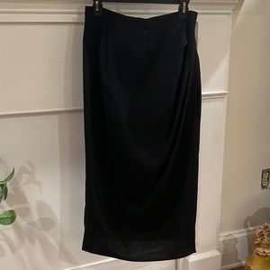 3/$25 ZANELLA LONG BLACK SKIRT.  Size 10